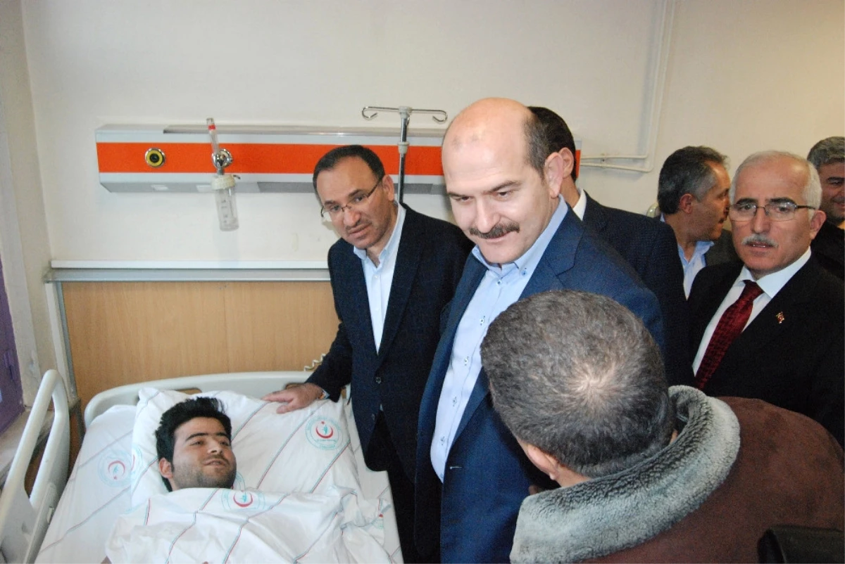 Bakanlar, Viranşehir\'deki Saldırıda Yaralananları Ziyaret Etti