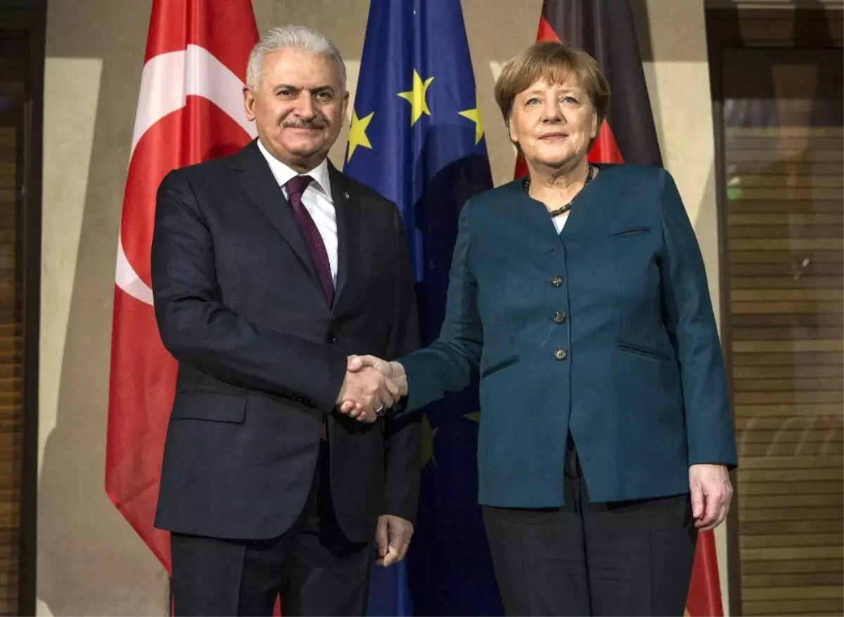 Başbakan Yıldırım Merkel\'le Görüştü