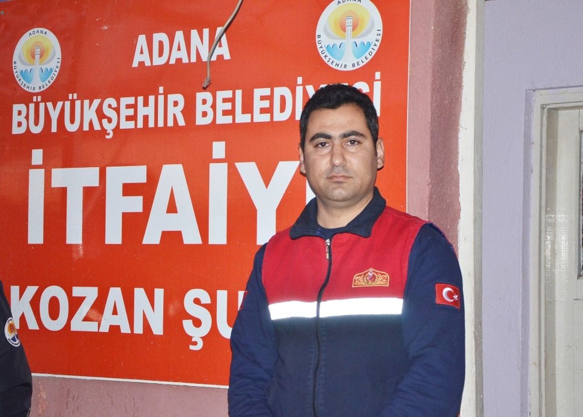 Kuyu" Yu Kurtarmanın Yöntemi Adanalı İtfaiyeciden