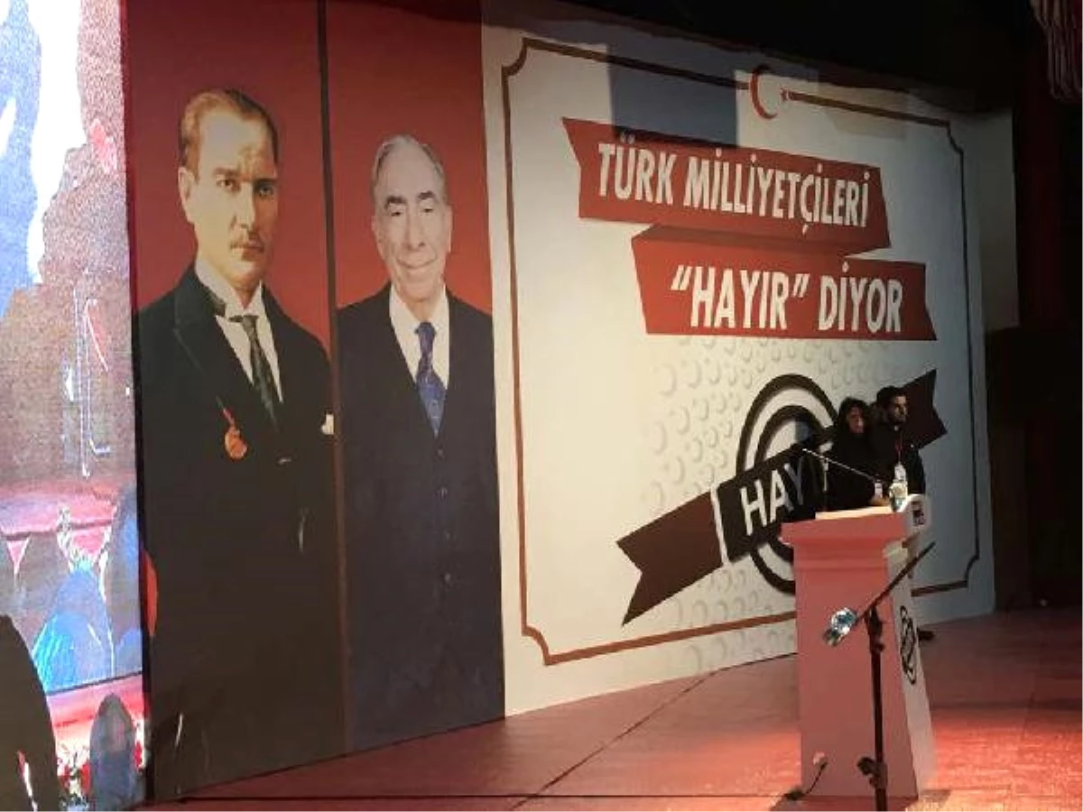 MHP\'li Muhalifler \'Hayır\' Kampanyasını Başlattı