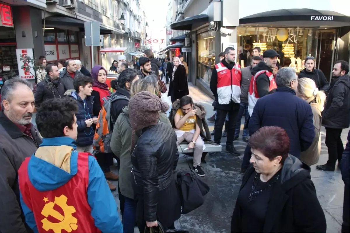 Samsun\'da Bildiri Gerginliğinde Yumruklar Konuştu!