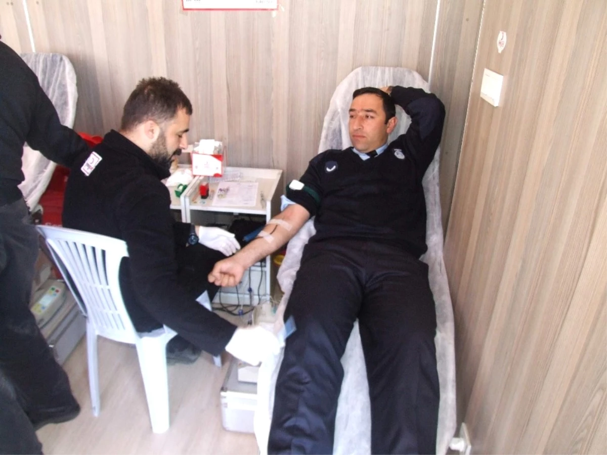 Yerköy Zabıtasından Kan Bağışına Destek