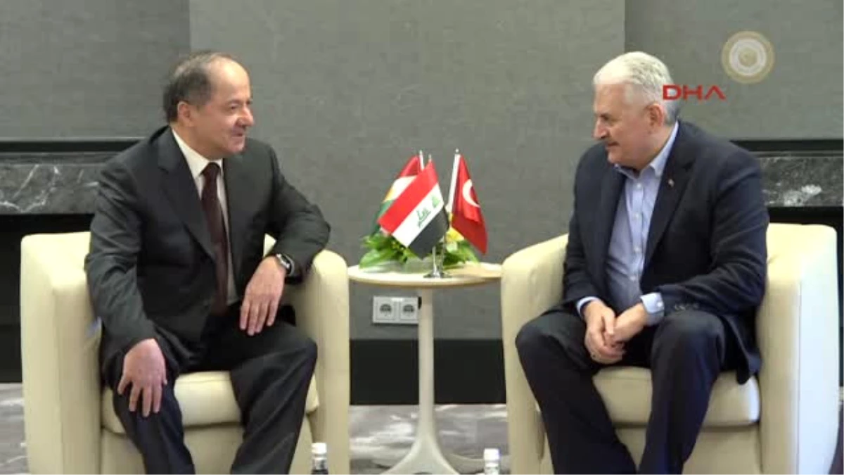 Başbakan Yıldırım, Münih\'te Mesud Barzani Ile Görüştü