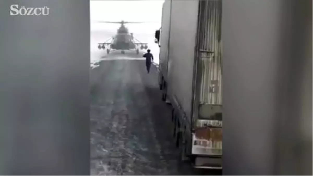 Pilot Helikopteri Yola İndirdi Adres Sordu