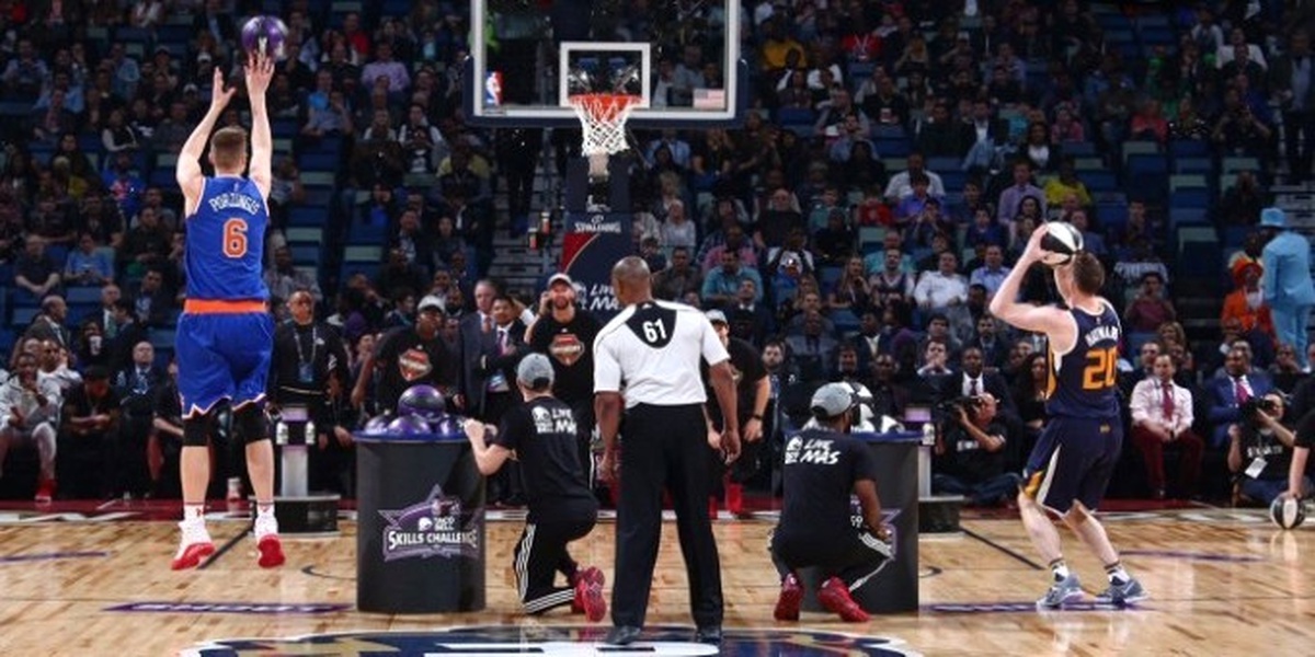 Yetenek Yarışmasında Porzingis Galip Geldi