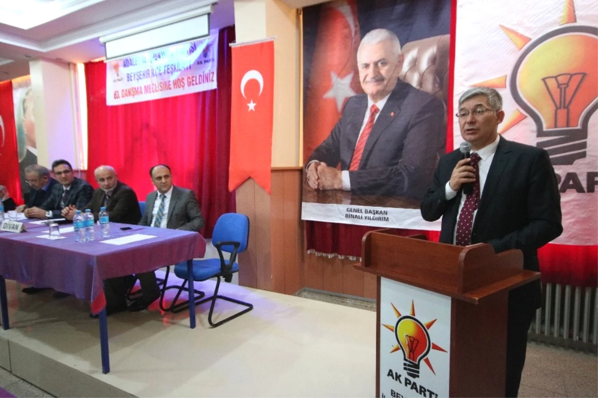 Beyşehir\'de AK Parti Mahalle Yönetimleri ve 63. Danışma Meclisi Toplantısı