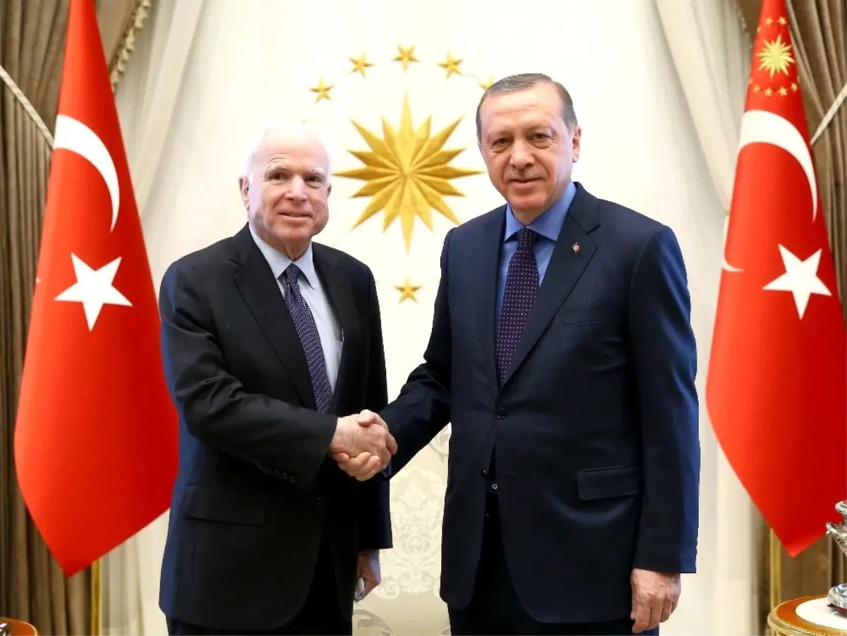 Cumhurbaşkanı Erdoğan, Senatör John Mccain\'i Kabul Etti