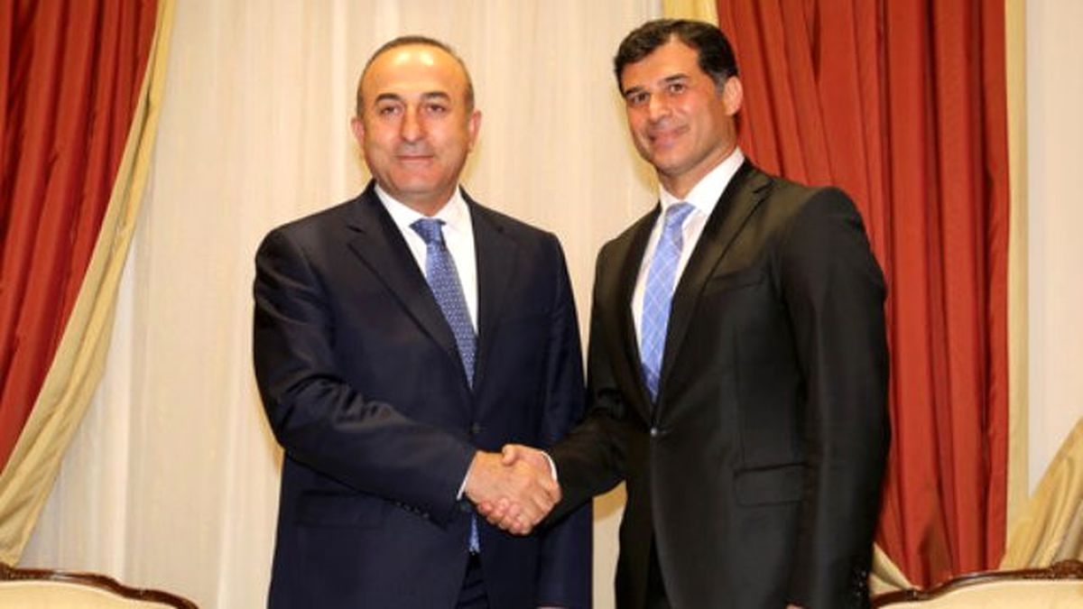Başbakan Özgürgün Bakan Çavuşoğlu\'nu Kabul Etti