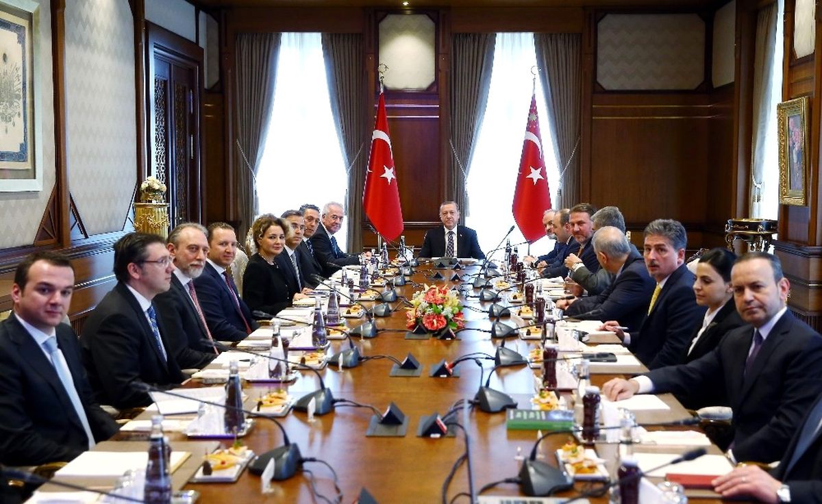 Cumhurbaşkanı Erdoğan Tüsiad Üyelerini Kabul Etti