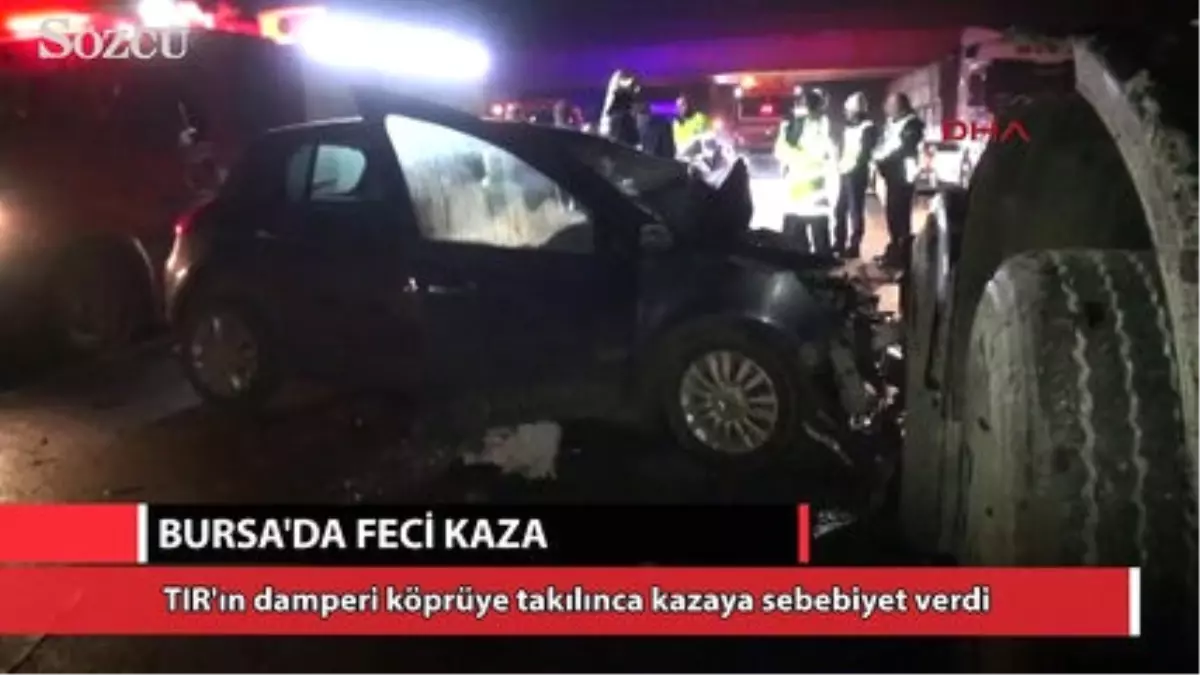 Damperi Açık Seyreden Tır Faciaya Yolaçtı 2 Ölü