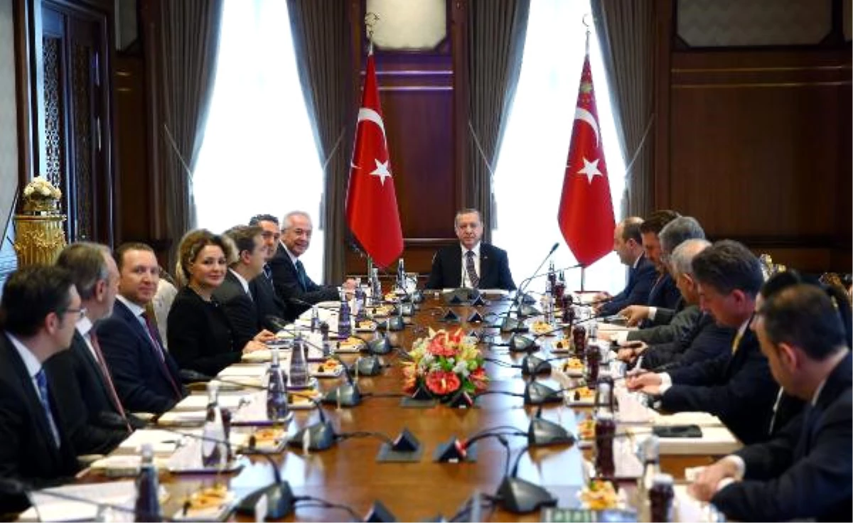 Dha Ankara - Cumhurbaşkanı Erdoğan, Tüsiad Üyelerini Kabul Etti (2)