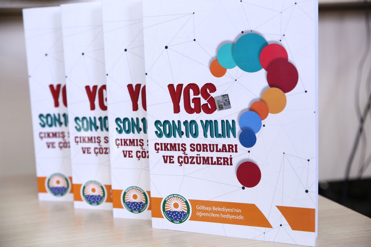 GÖLBAŞI Belediyesi\'nden Lise Öğrencilerine YGS Kitabı Desteği