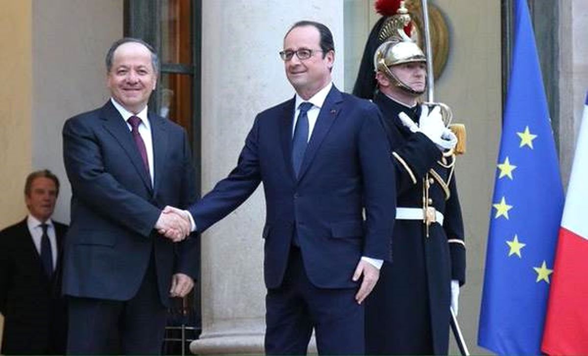Hollande-Barzani Görüşmesi