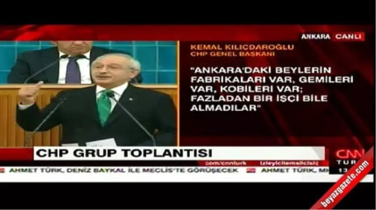 Kılıçdaroğlu Grup Toplantısında Konuştu