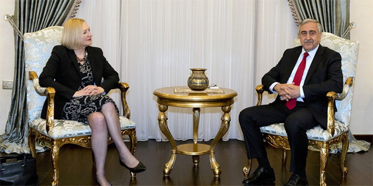 KKTC Cumhurbaşkanı Akıncı, Elizabeth Spehar\'ı Kabul Etti