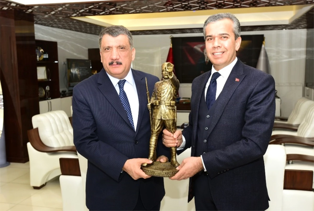 Polatlı Belediye Başkanı Yıldızkaya\'dan Gürkan\'a Ziyaret