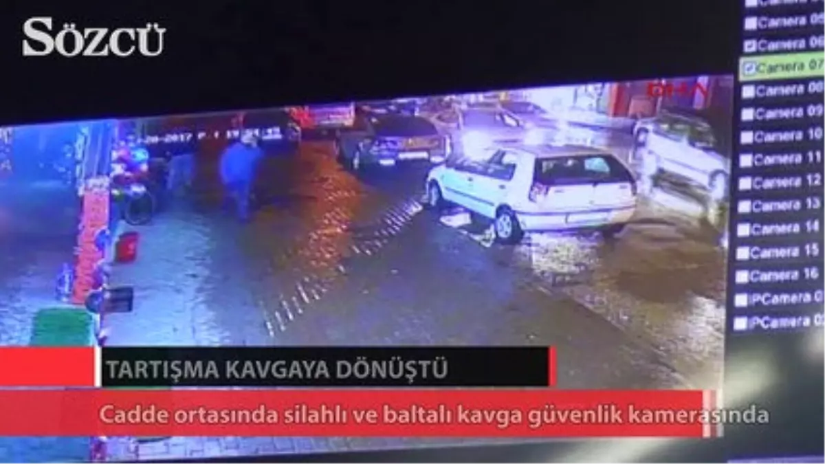 Silahlı ve Bıçaklı Kavga Güvenlik Kamerasında