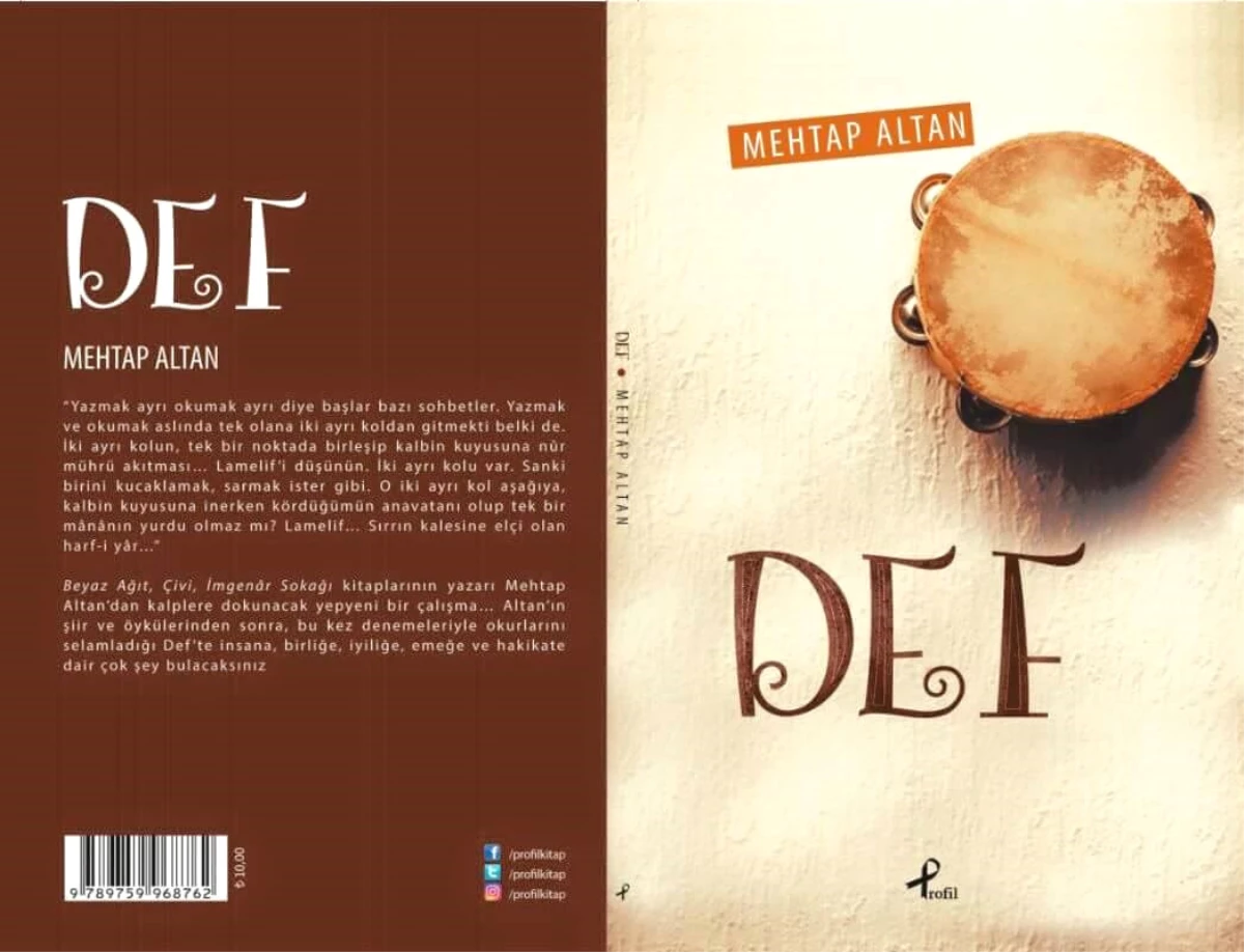 Yazar Mehtap Altan\'dan Yeni Kitap: "DEF"