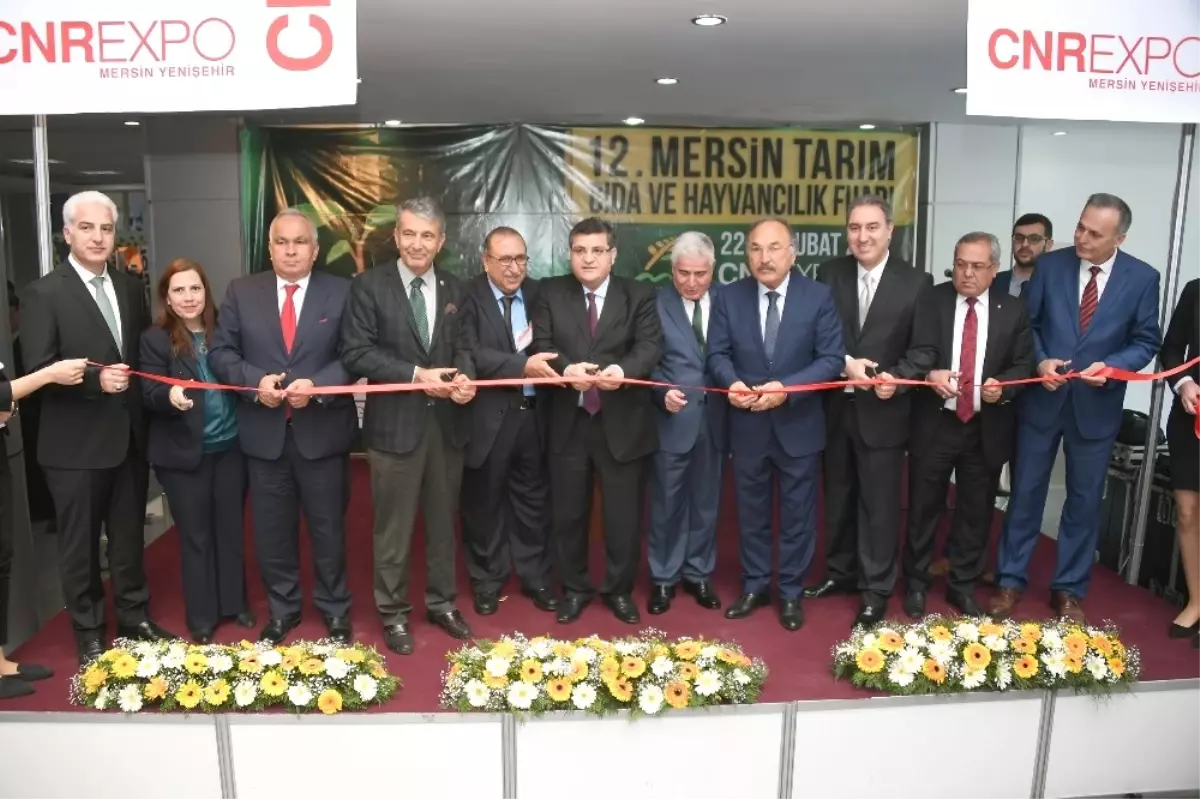 12. Mersin Tarım, Gıda ve Hayvancılık Fuarı Açıldı