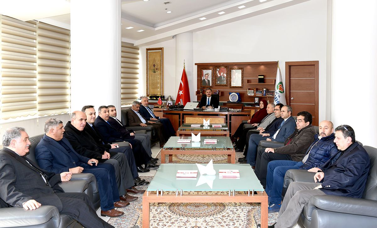 AK Parti heyetinden Başkan Çakır\'a teşekkür ziyareti