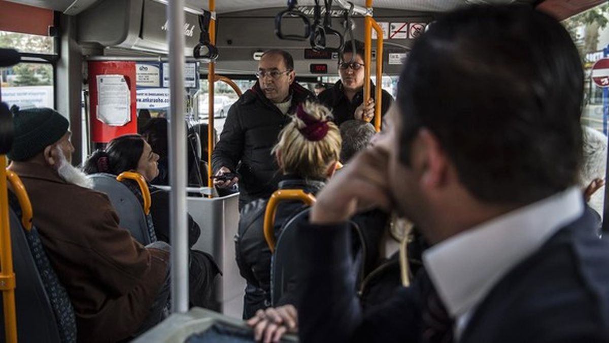 Aksaray\'da Yolcu Otobüslerine Sivil Denetim