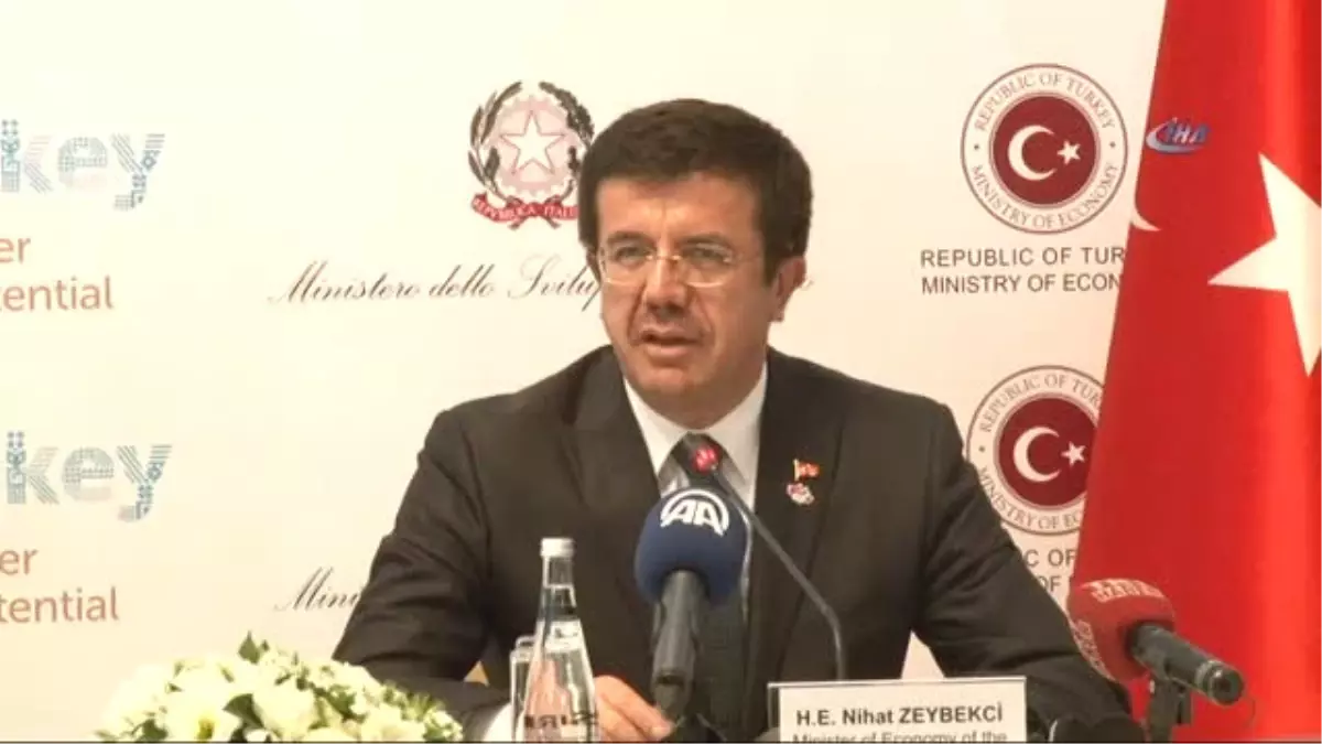 Bakan Zeybekci: Türkiye ve İtalya\'yı Yan Yana Getirebilmek Son Derece Önemli