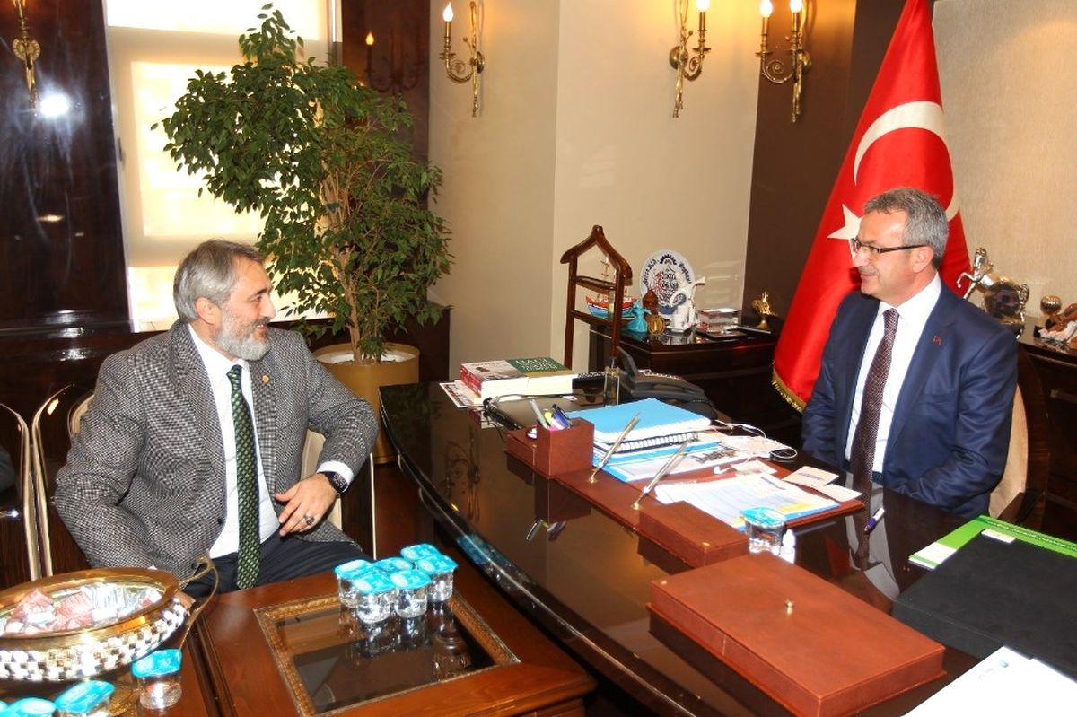 Başkan Köşker, Kaskf Başkanı ve Yönetimini Ağırladı