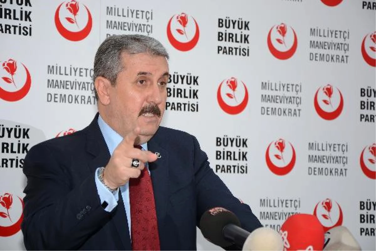 BBP Genel Başkanı Mustafa Destici, "Yapılan Bozkurt İşaretini Yorumlamayı Doğru Bulmuyorum,...