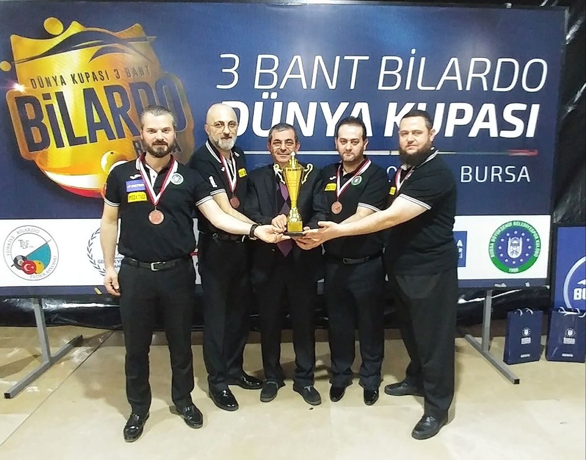 Büyükşehir Bilardoda Türkiye Üçüncüsü