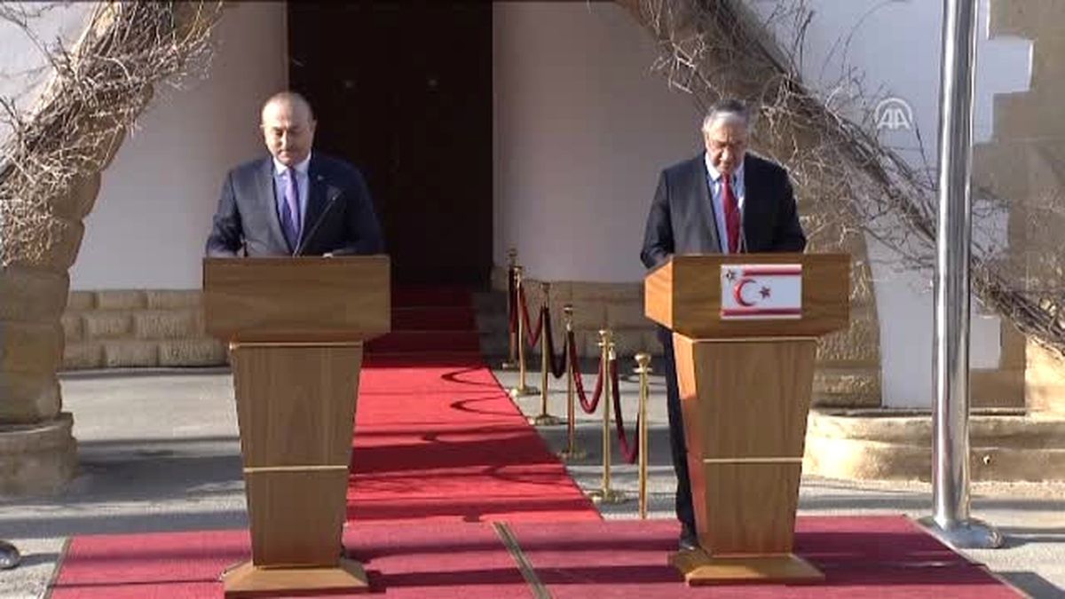 Dışişleri Bakanı Çavuşoğlu KKTC\'de Açıklaması