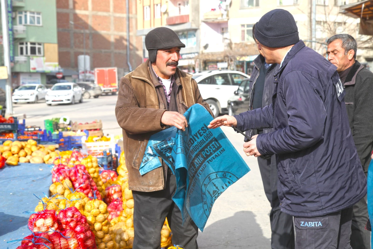Elazığ Belediyesi, Pazarcı Esnafına Her Gün Poşet Dağıtacak