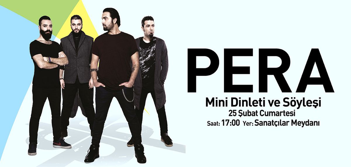 Forum Mersin\'de Pera\'dan Rock Şöleni