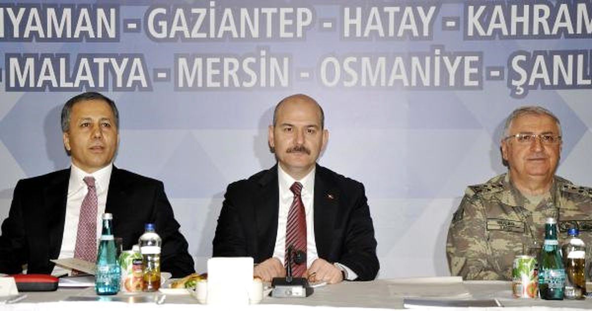Gaizantep\'te, Bakan Soylu Başkanlığında Güvenlik Toplantısı