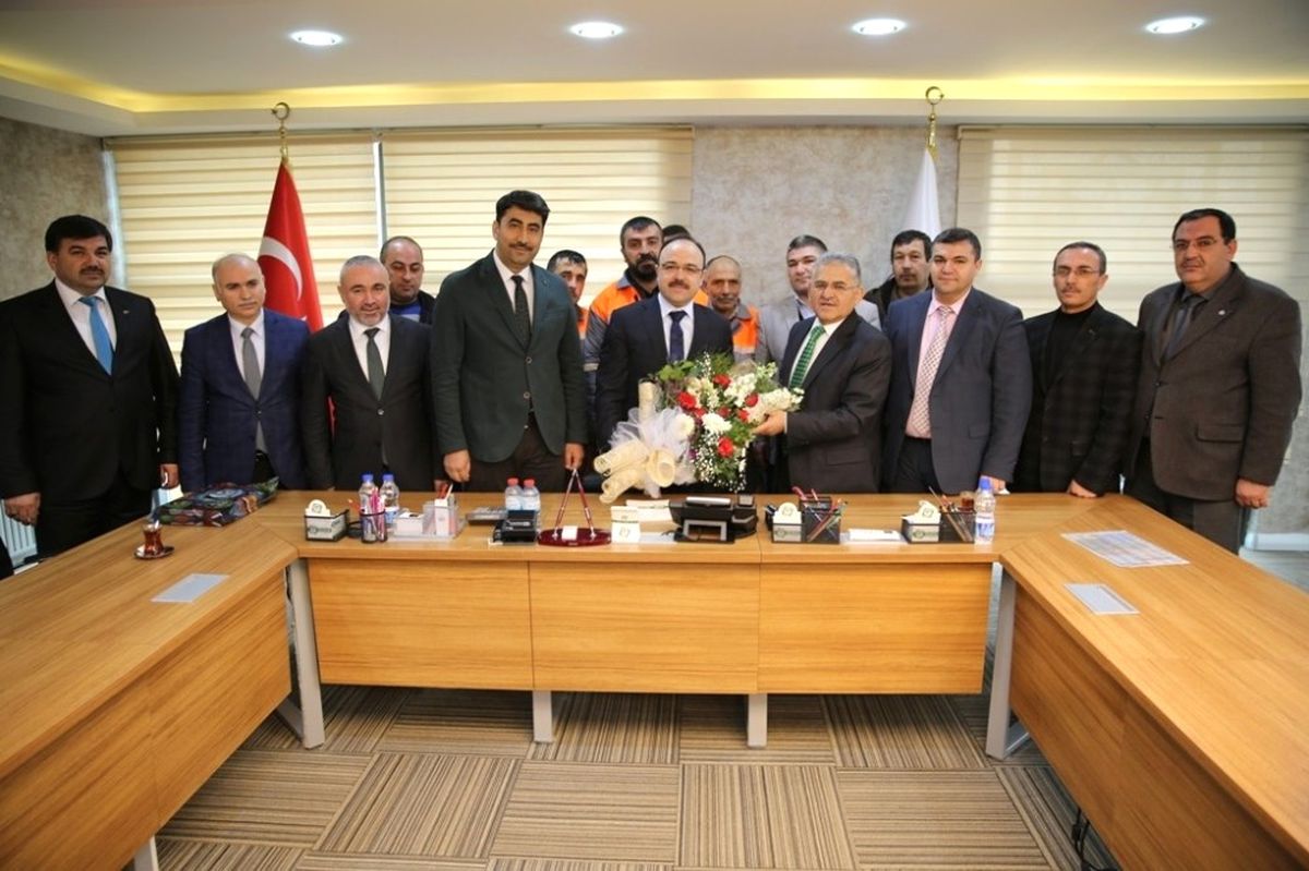 Hizmet-İş Sendikası Yönetim Kurulu ve Taşeron Şirket Temsilcileri Melikgazi\'de