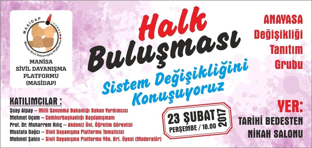 Manisa Sistem Değişikliğini Konuşacak