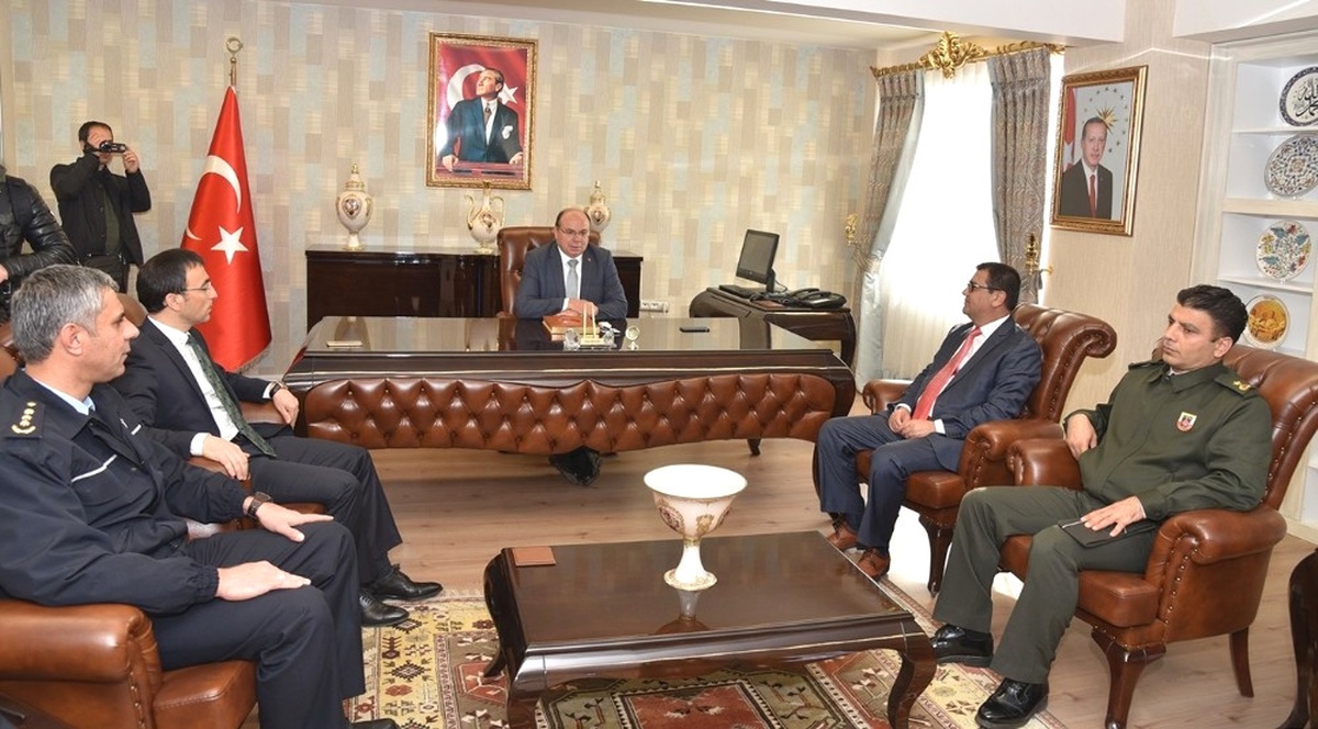 Muğla Valisi Amir Çiçek\'ten Yeni Milas Kaymakamı Arslan\'a Ziyaret