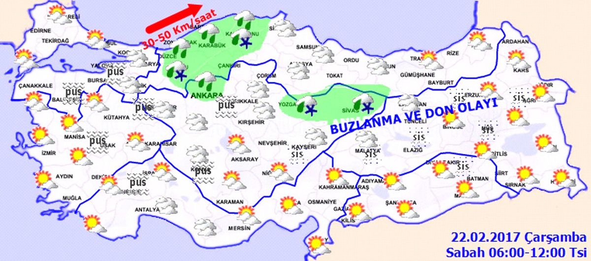 Yurtta Hava Durumu