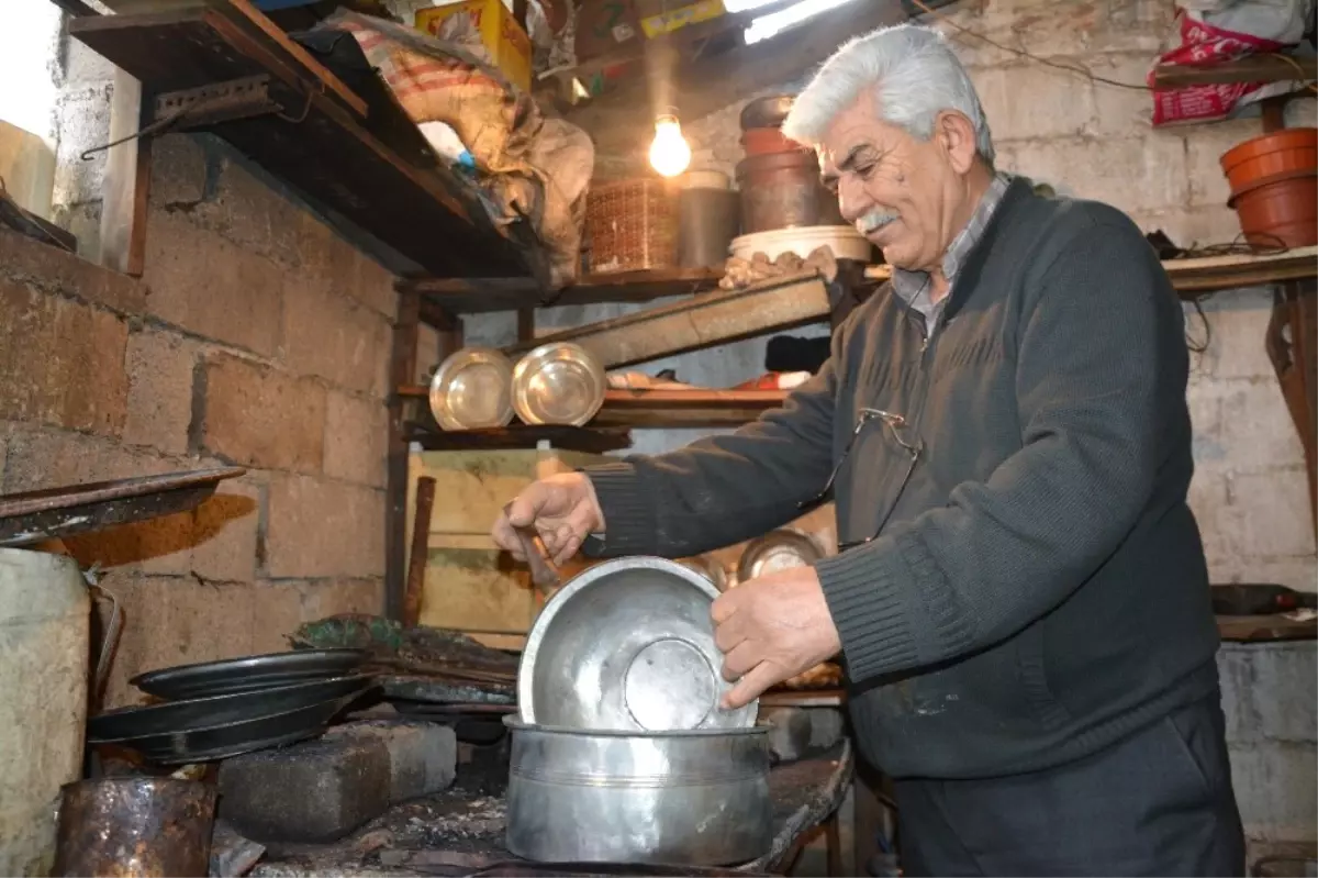 50 Yıllık Kalaycı Mesleğini Yaşatmaya Kararlı