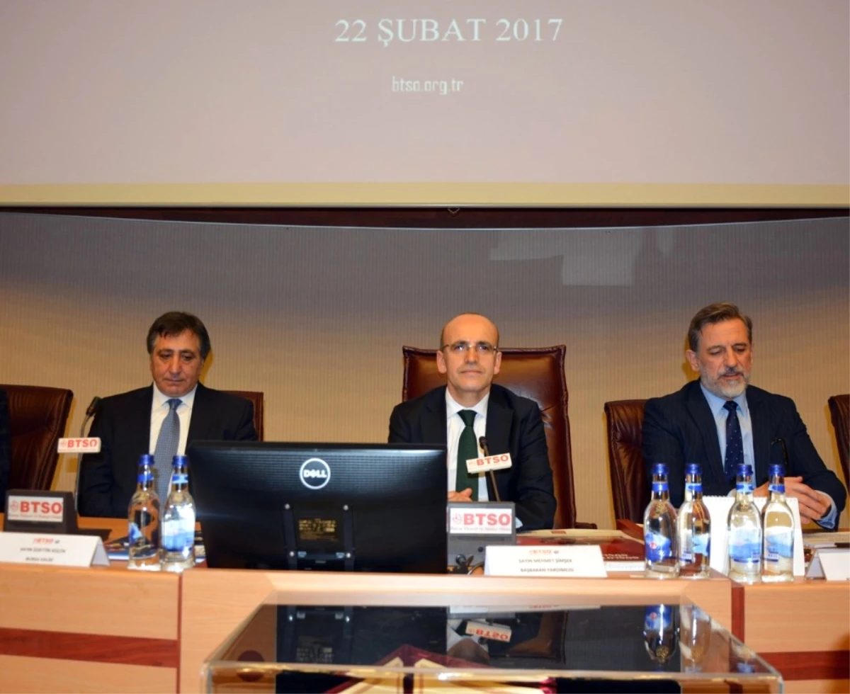 Başbakan Yardımcısı Şimşek Bursa\'da Açıklaması