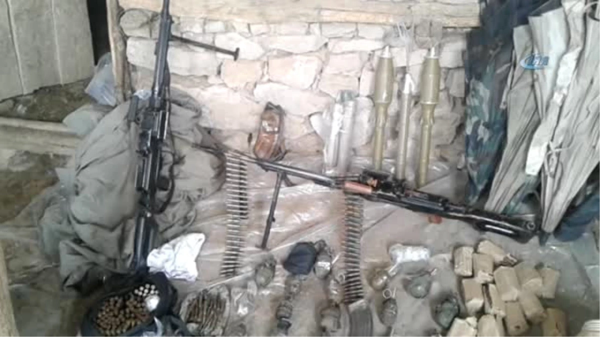 Bingöl) Bingöl\'de PKK\'nın Silah Deposu Çökertildi