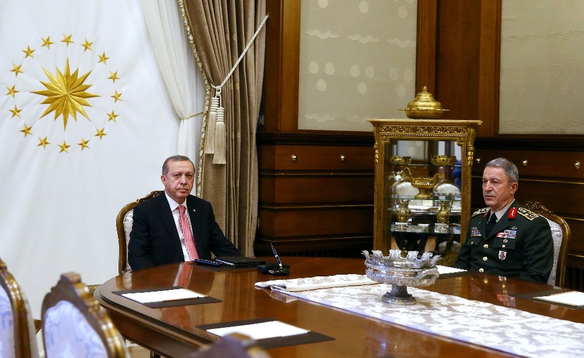 Cumhurbaşkanı Erdoğan, Orgeneral Akar\'ı Kabul Etti