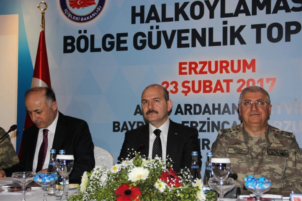 İçişleri Bakanı Süleyman Soylu, Bölge Güvenlik Toplantısına Katıldı