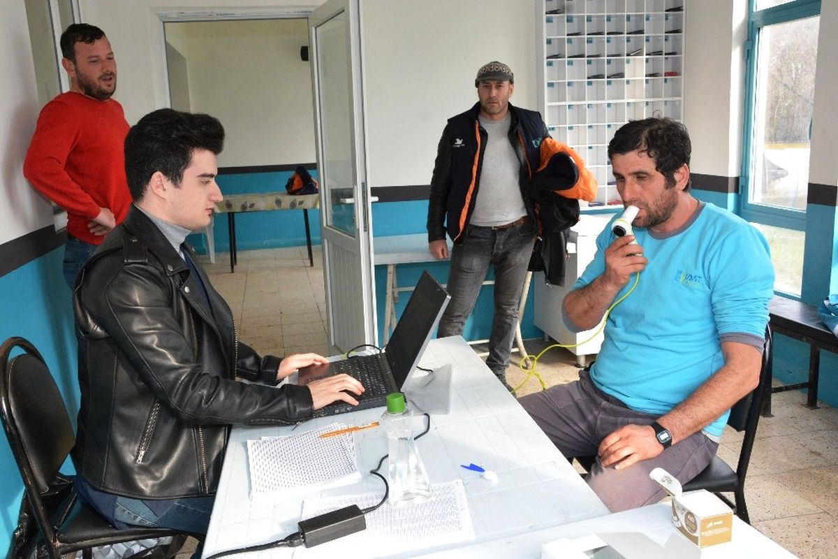 İzmit\'te Temizlik Personeline Sağlık Taraması