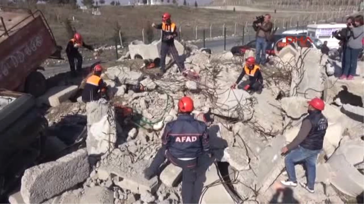 Kahramanmaraş\'ta Yangın ve Deprem Tatbikatı