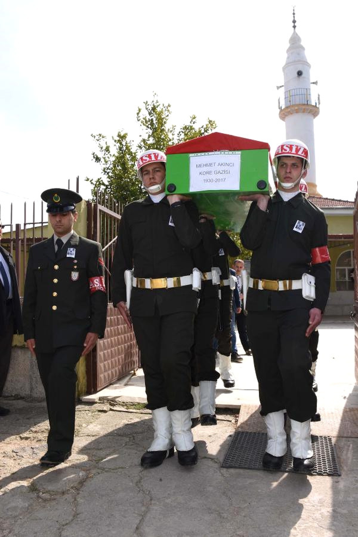 Kore Gazisi Akıncı, Son Yolculuğuna Uğurlandı