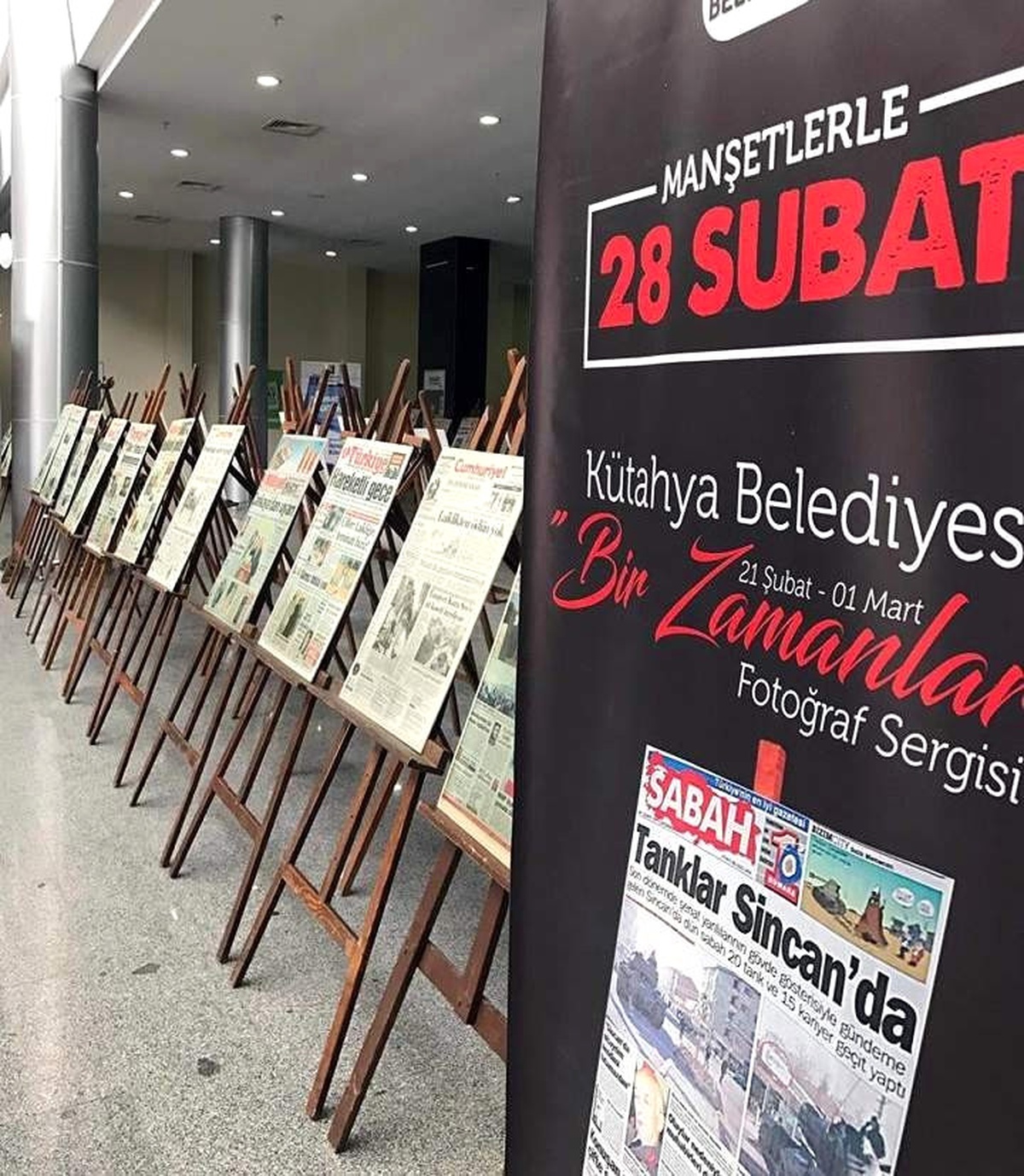 Manşetlerle 28 Şubat" Fotoğraf Sergisi Açıldı