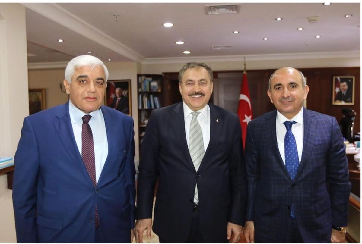 Orman ve Su İşleri Bakanı Veysel Eroğlu\'na Ziyaret