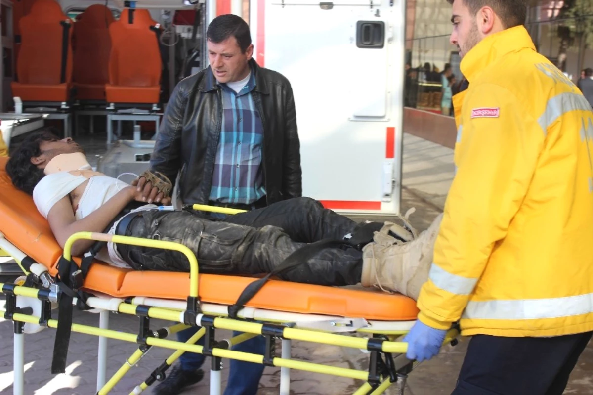 Suriye\'de Çatışmalarda Yaralanan 10 Öso Askeri Kilis\'e Getirildi