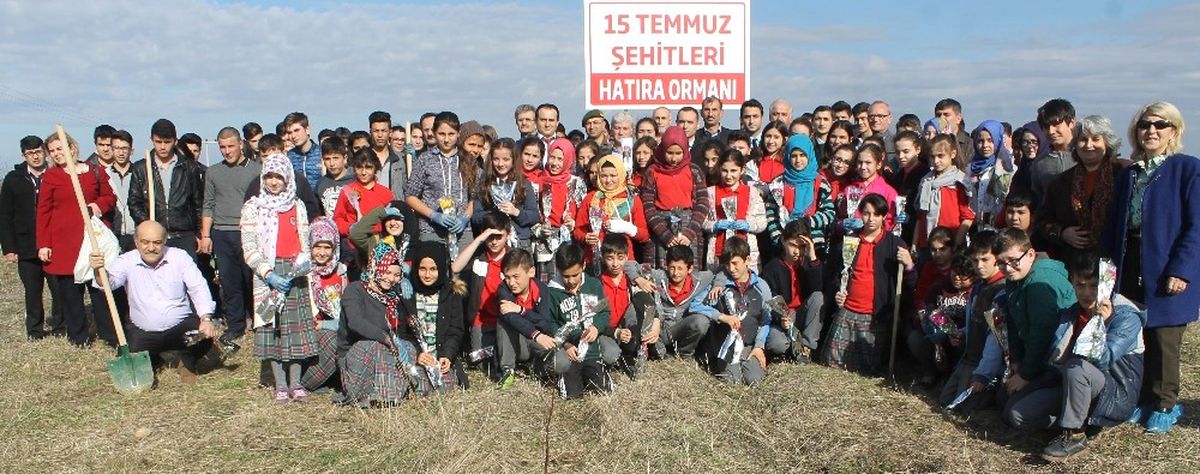 15 Temmuz Şehitleri Anısına Hatıra Ormanı