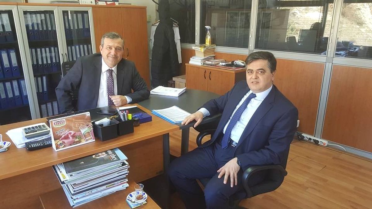 Başkan Yalçın\'ın İstişare Ziyareti